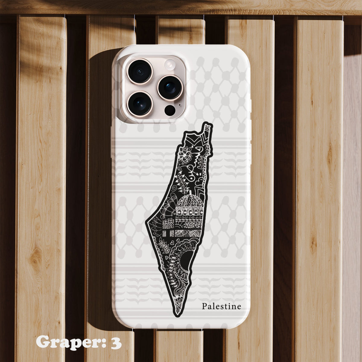 Phone case - Palastine - Palestine in the Heart - Design 3