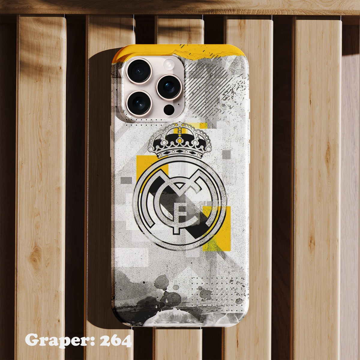 Phone case - Football - Royal White - Design 264