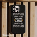 Phone case - Typography - Focus - Design 348