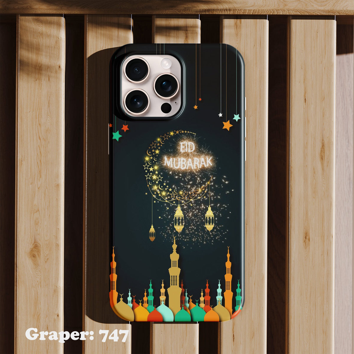Phone case - Ramdan & Islamic - Eid Mubarak - Design 747