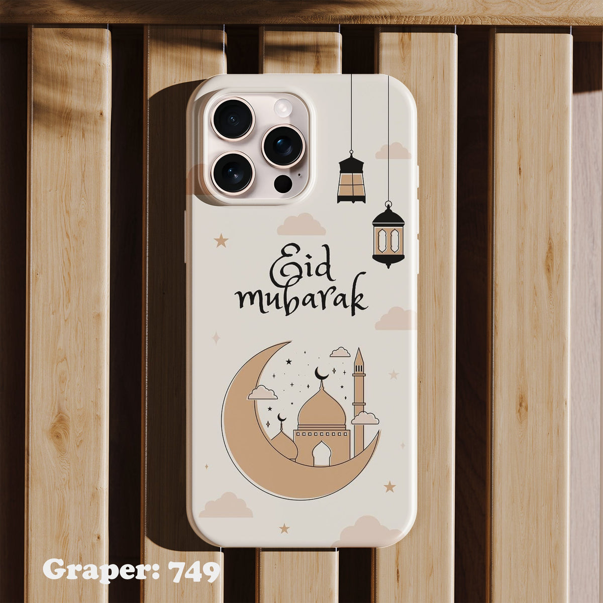 Phone case - Ramdan & Islamic - Eid Mubarak - Design 749