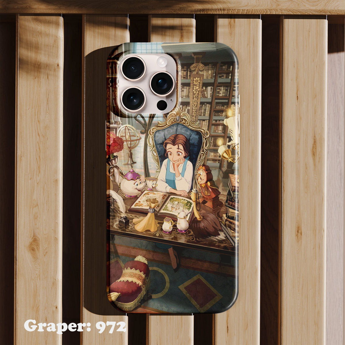 Phone case - Cartoon - Book Magic - Design 972