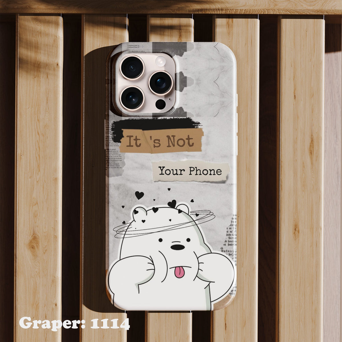Phone case - Cartoon - Not Yours - Design 1114