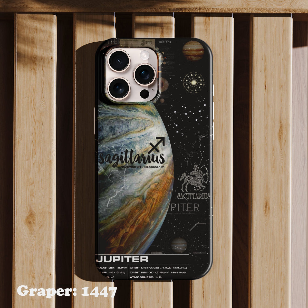 Phone case - Space - Sagittarius - Design 1447