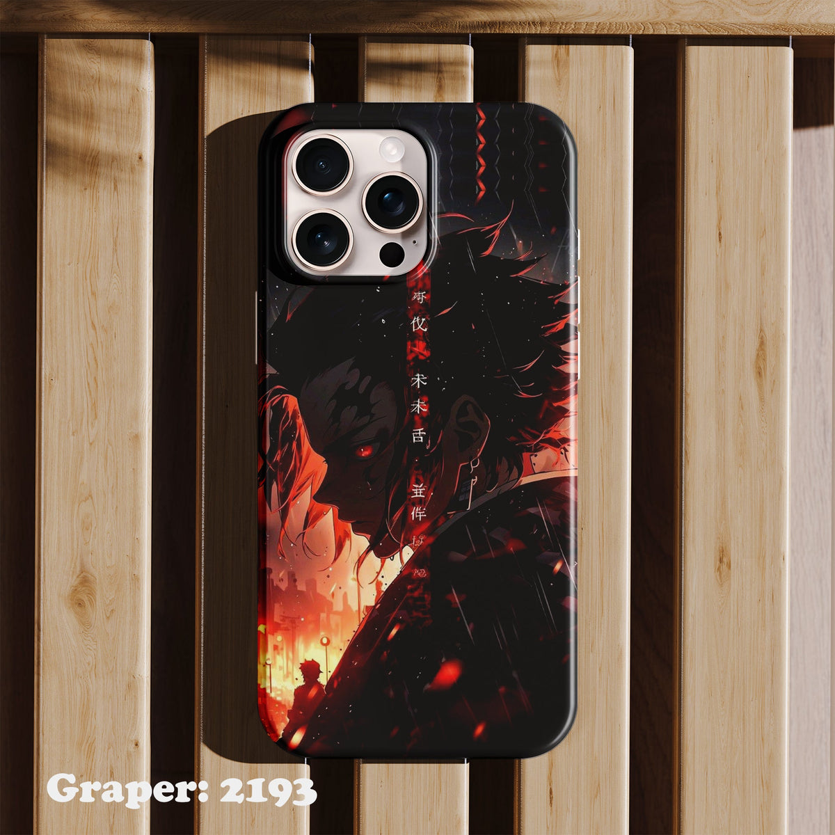 Phone case - Anime - Burning Gaze - Design 2193