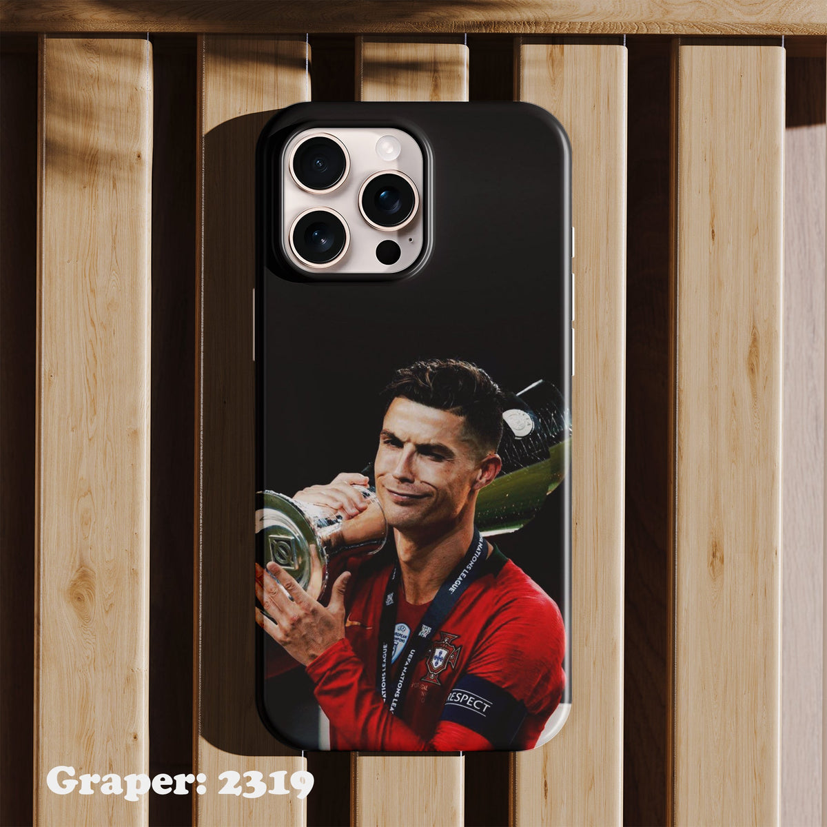 Phone case - Football - Crowned Champion - Design 2319