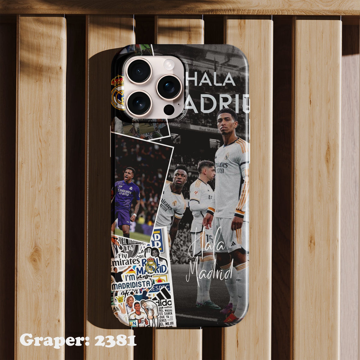 Phone case - Football - Hala Madrid - Design 2381