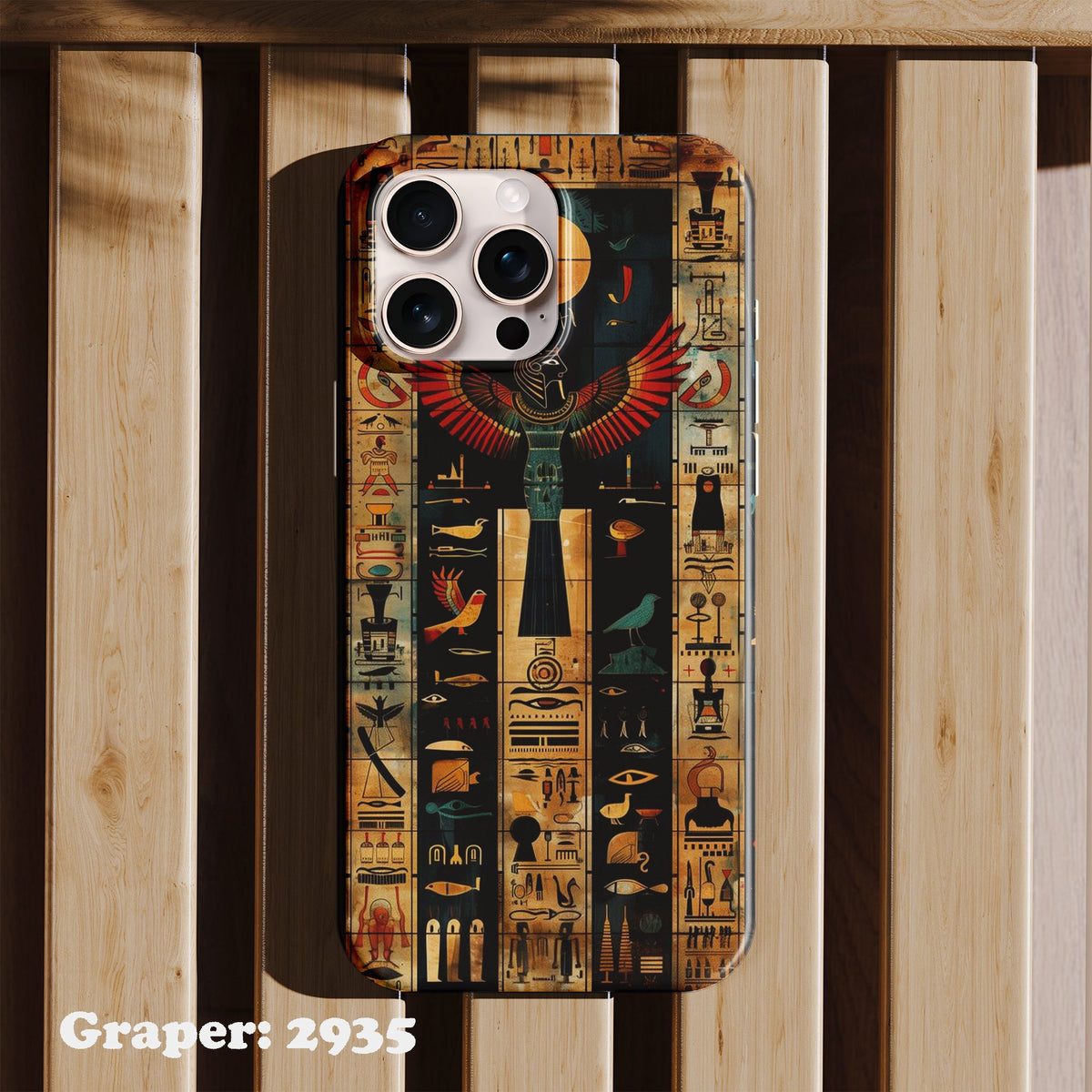 Phone case - Egypt & Pharaohs - Golden Horus - Design 2935