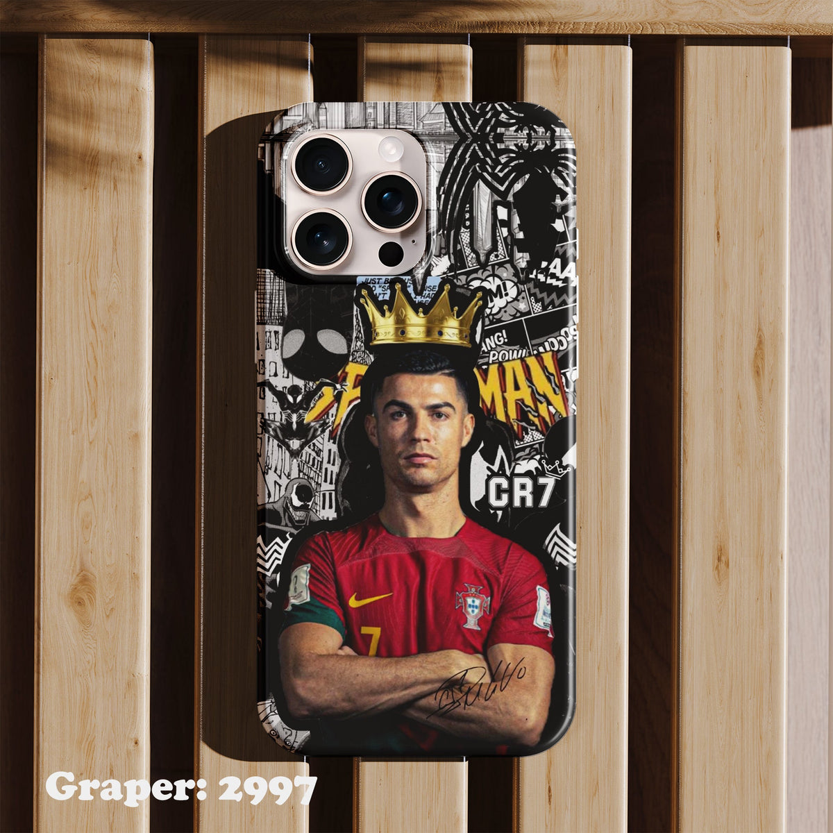 Phone case - Football - Number Seven King - Design 2997