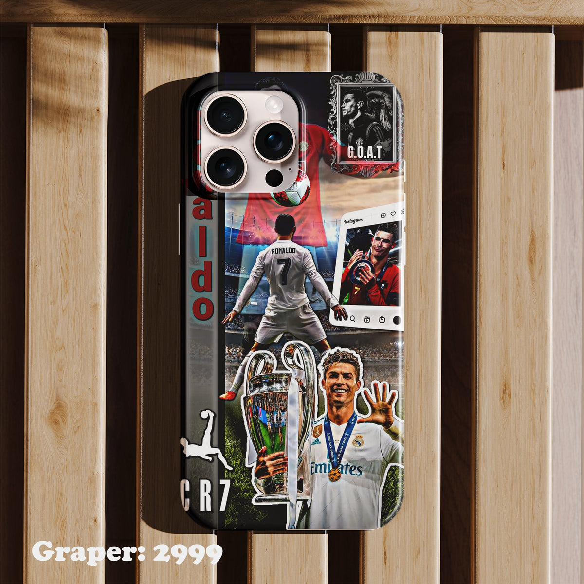 Phone case - Football - The GOAT - Design 2999