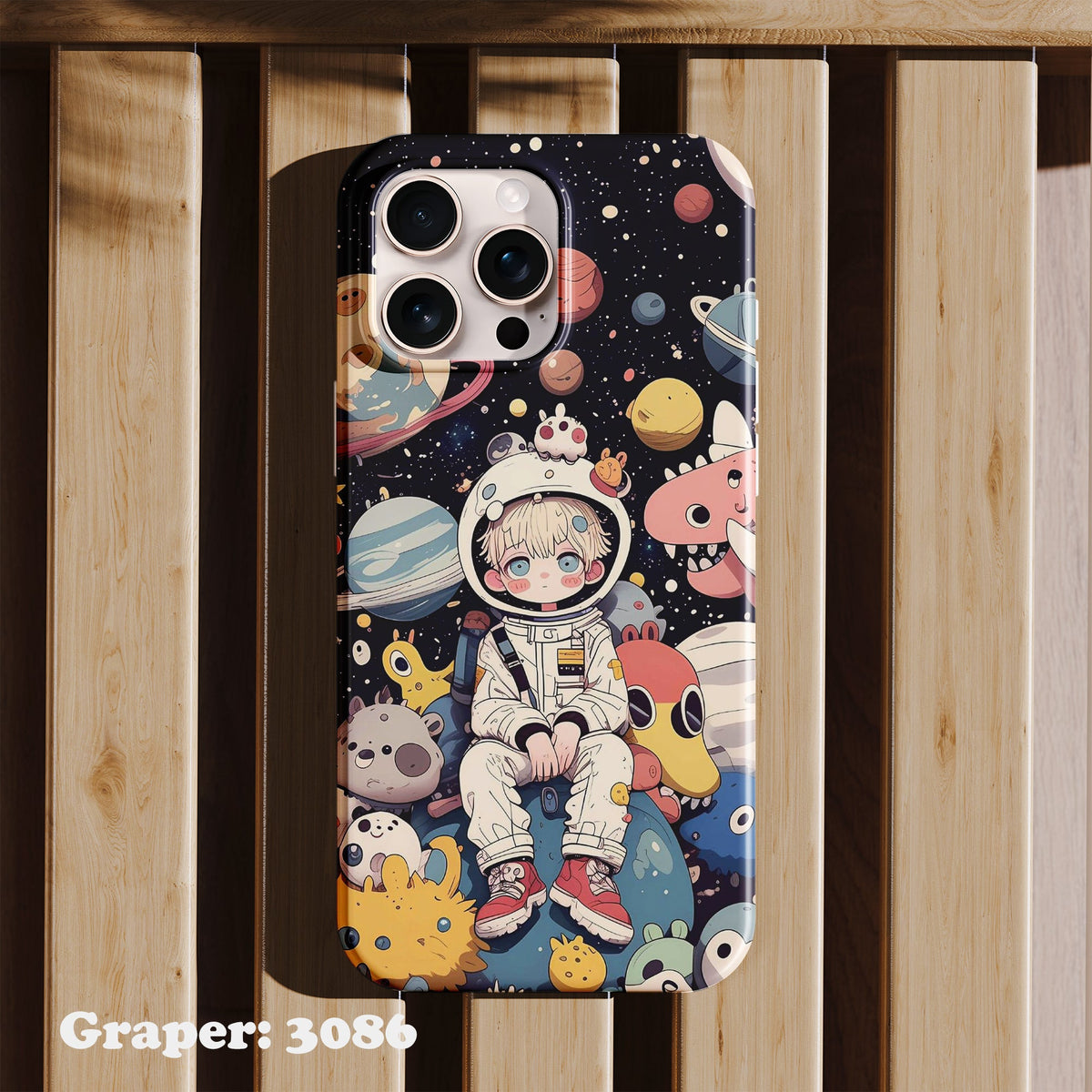 Phone case - Space - Cute Astronaut - Design 3086