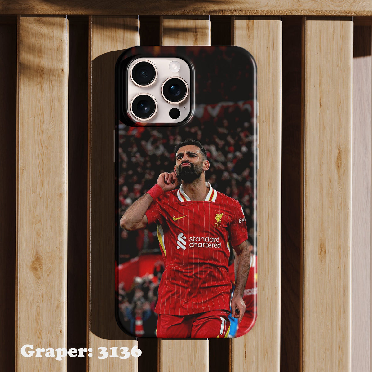 Phone case - Football - The Red King - Design 3136