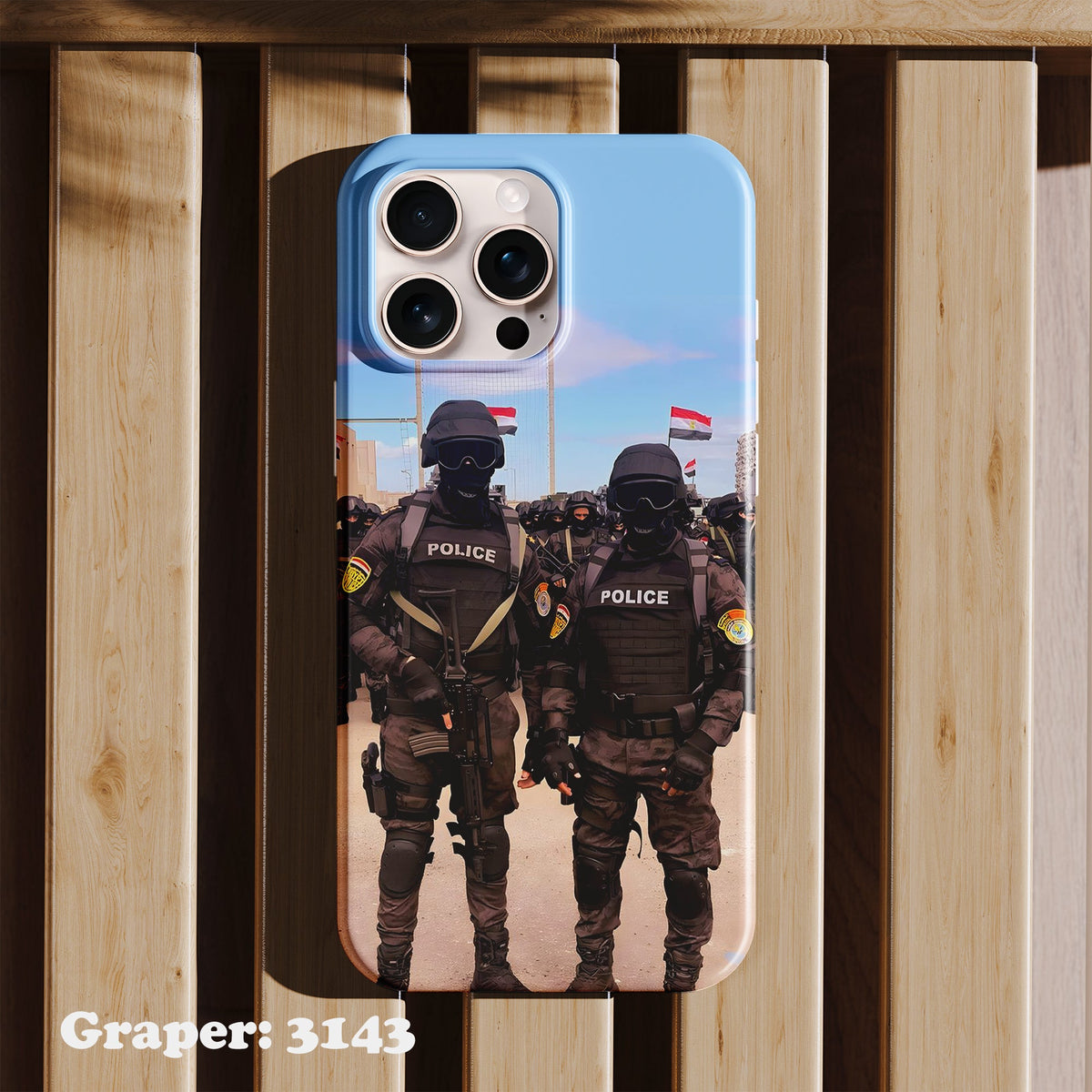 Phone case - Egypt & Pharaohs - Egypt Police Special Forces - Design 3143