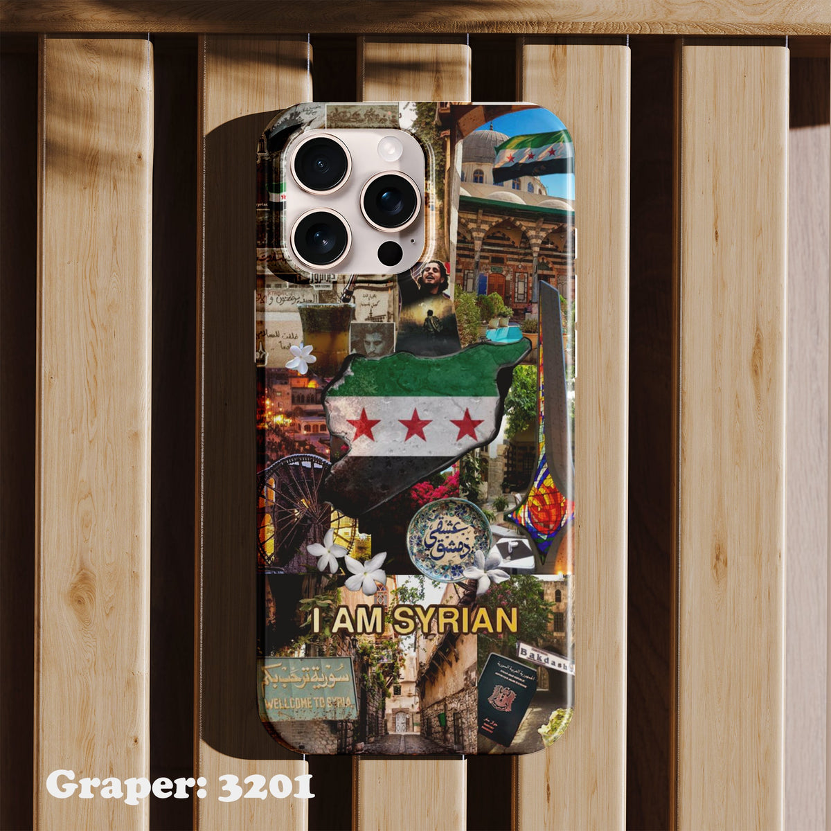 Phone case - Countries - I Am Syrian - Design 3201
