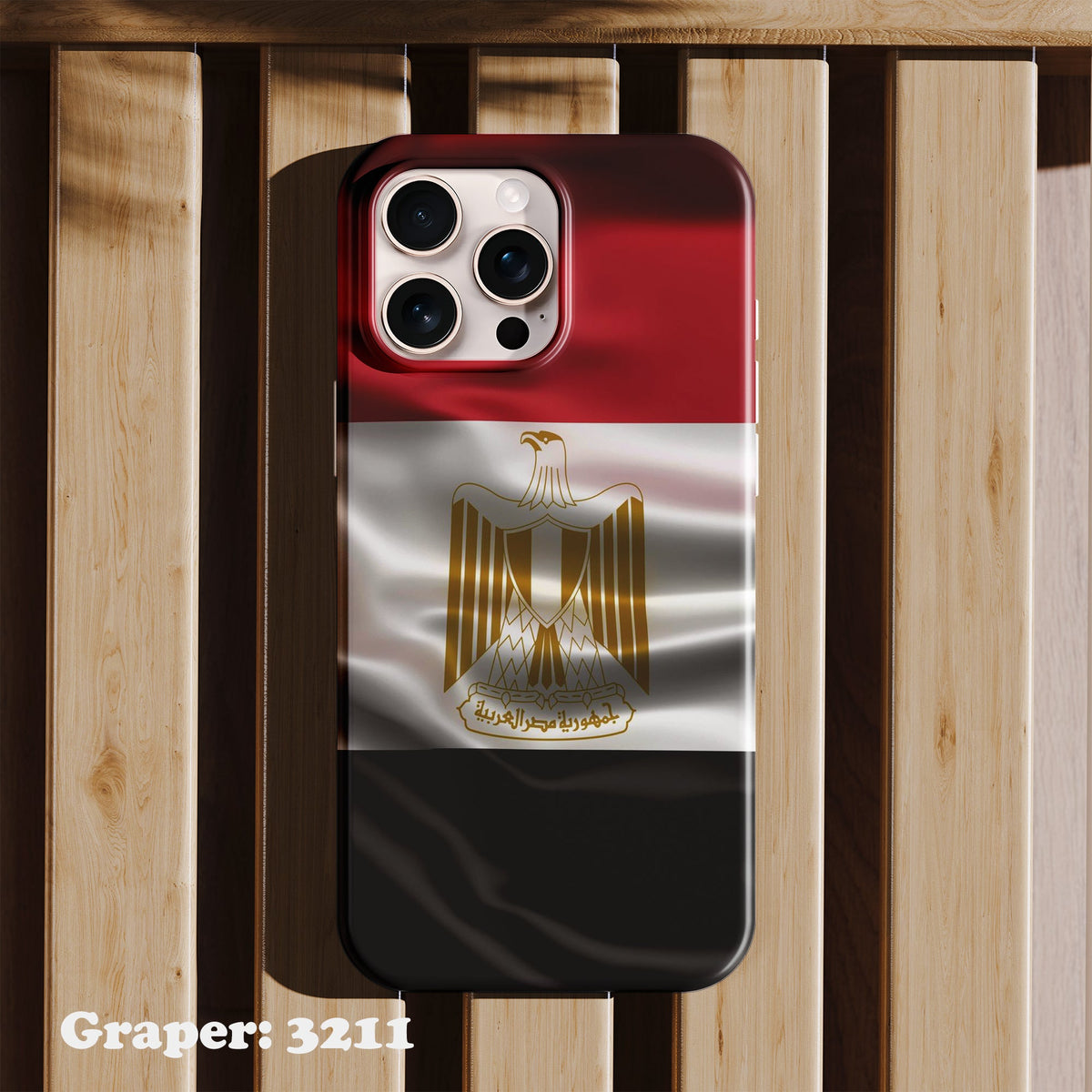Phone case - Egypt & Pharaohs - Egypt Flag - Design 3211