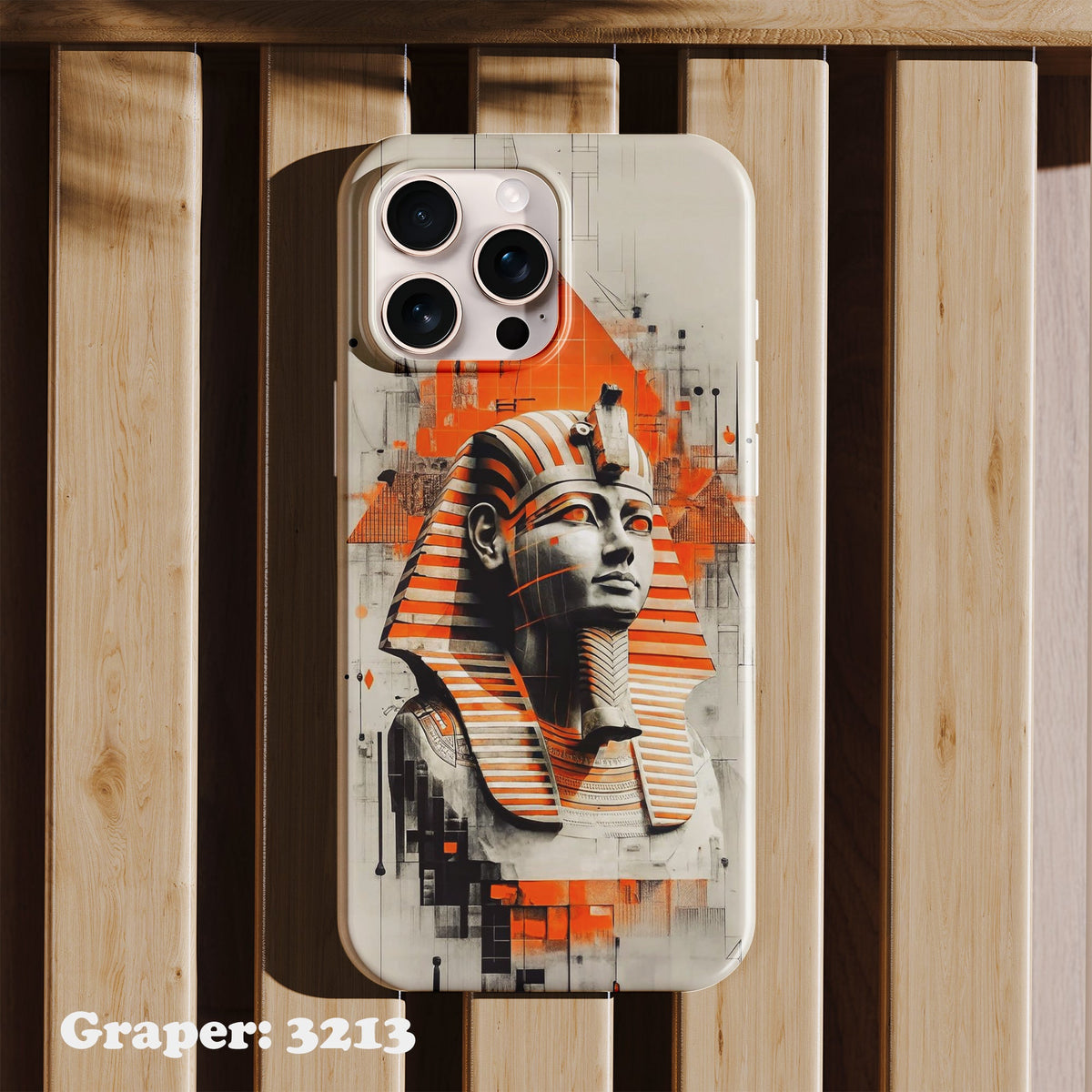 Phone case - Egypt & Pharaohs - Modern Pharaoh - Design 3213