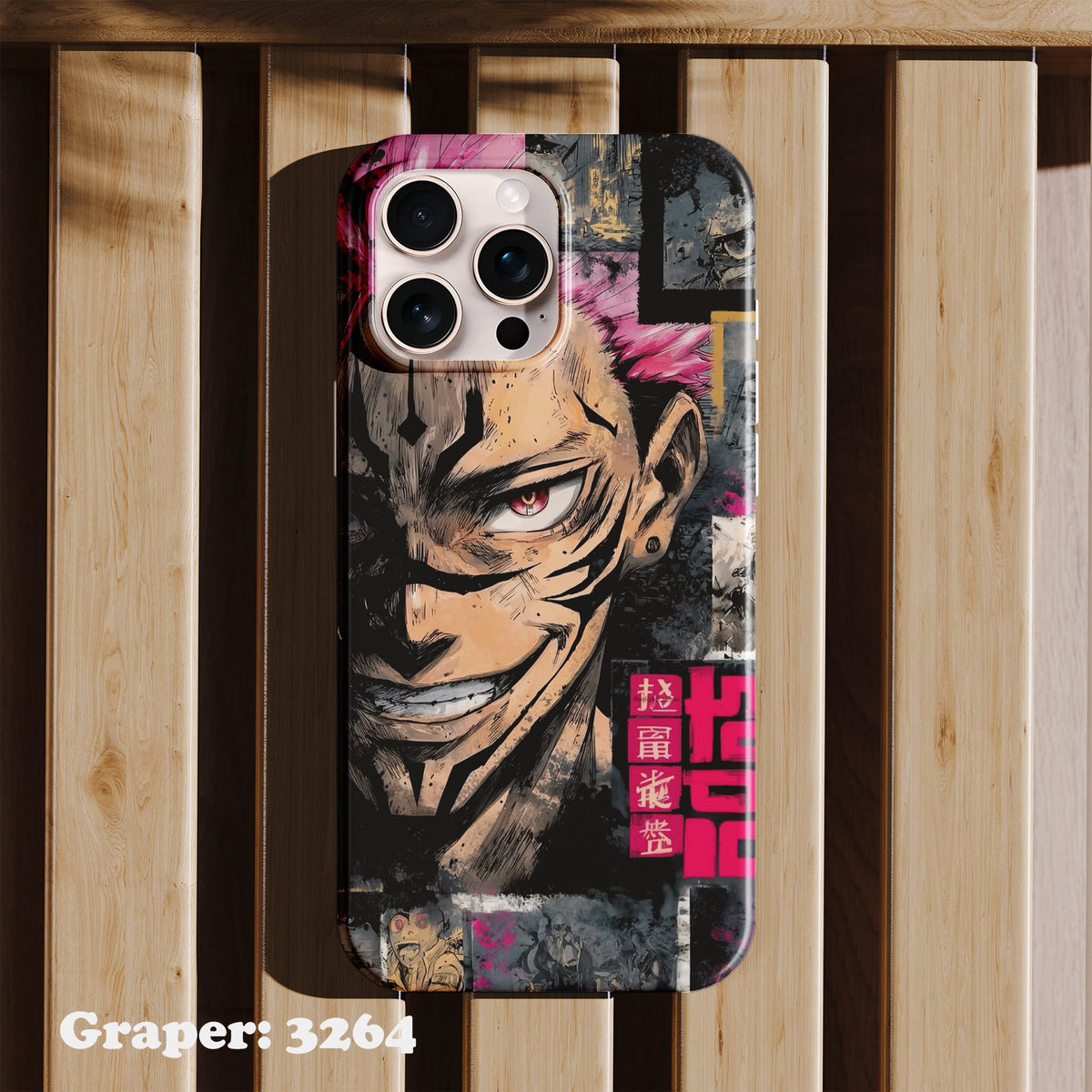 Phone case - Anime - Mad Smile - Design 3264