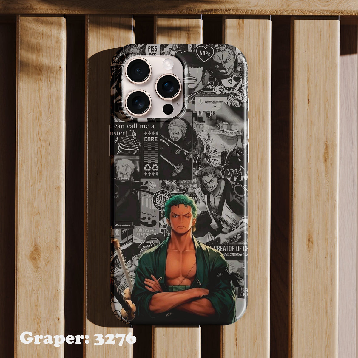 Phone case - Anime - Iron Will - Design 3276