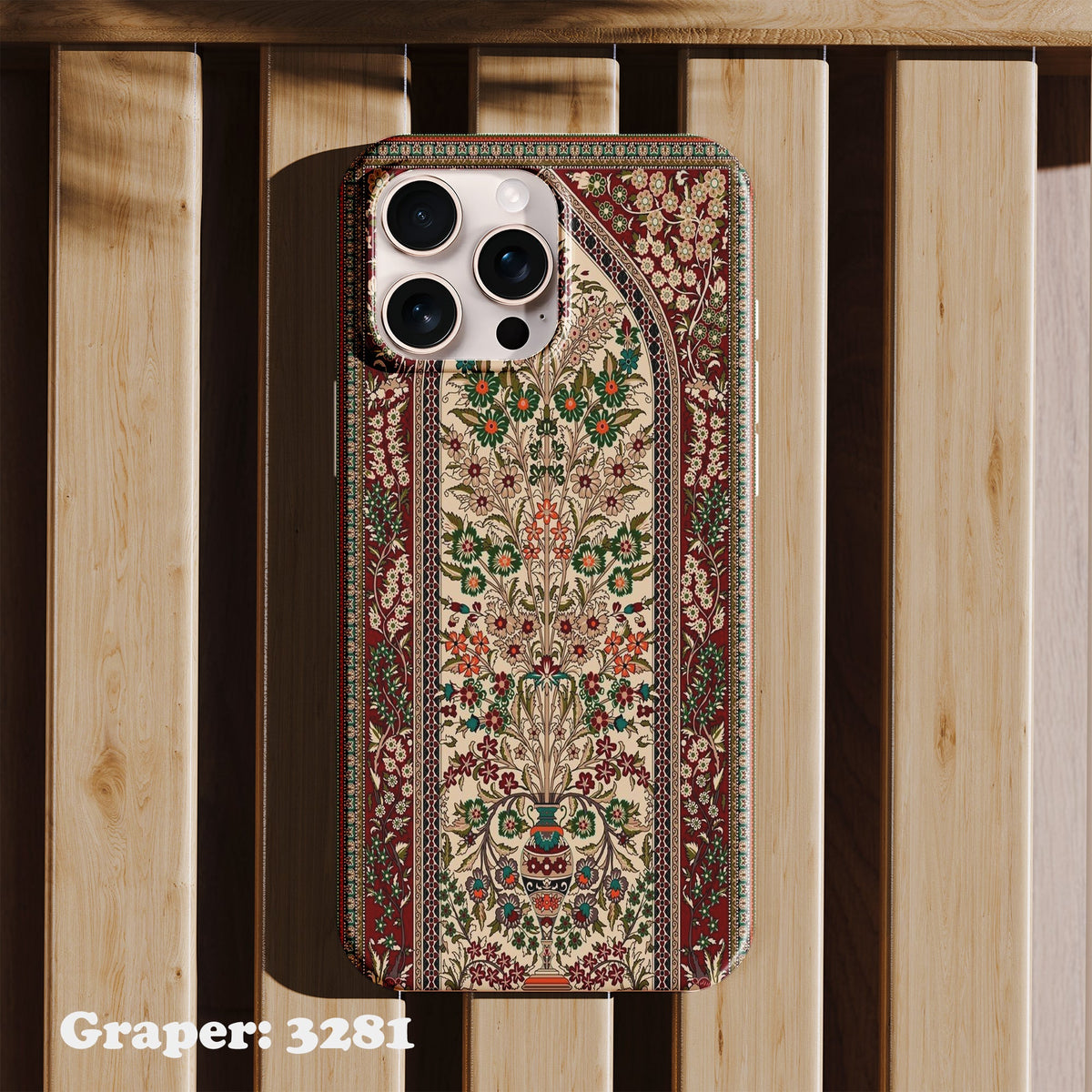 Phone case - Artistic Designs - Timeless Arabesque - Design 3281
