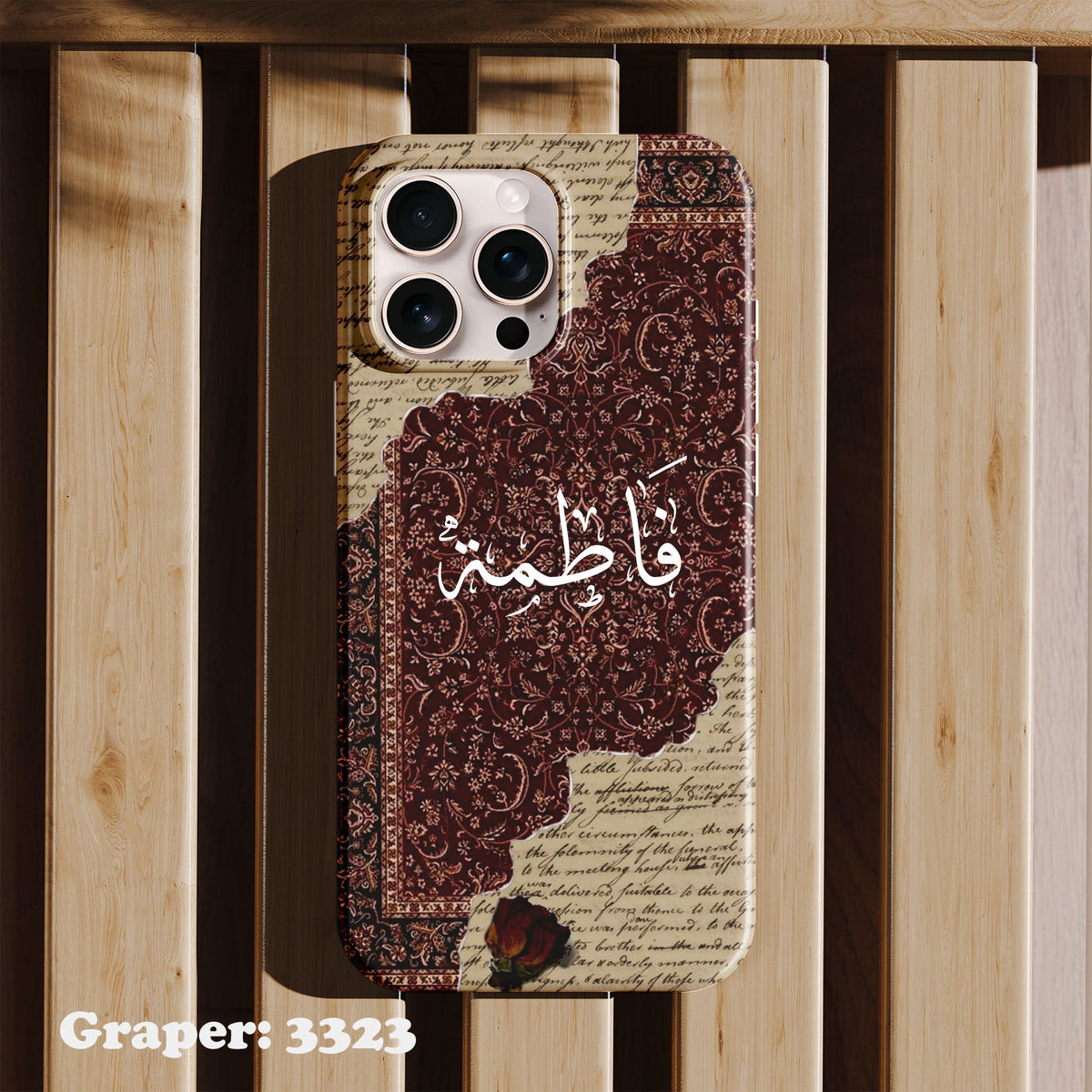 Phone case - Print Your Name - Design 3323